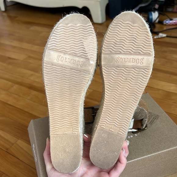 Palma Suede Espadrille Platform Sandals | Size 8 | New! - Picture 3 of 8